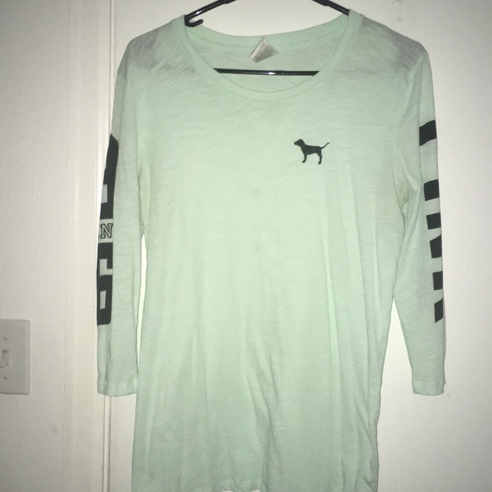 VS PINK 3/4 sleeve tee